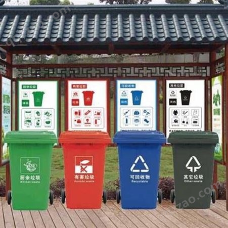 长期供应 社区垃圾分类亭 户外景区垃圾分类亭 垃圾分类投放亭 型号多样