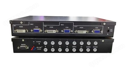 DVIVGA2画面分割器 DVI/VGA二画面分屏器 DVI/VGA2画面合成器