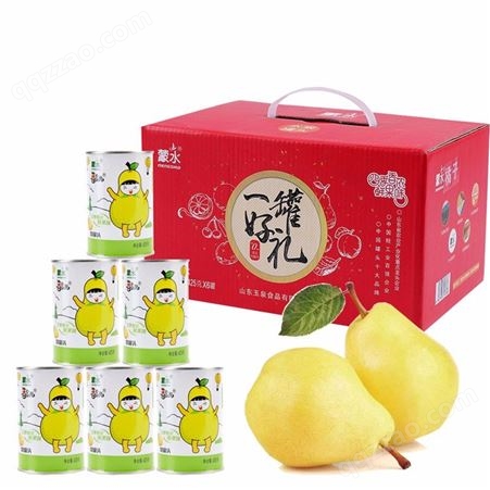 388克水果罐头 梨罐头 蒙水罐头生产厂家