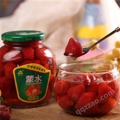 草莓罐头水果罐头_蒙水_质量