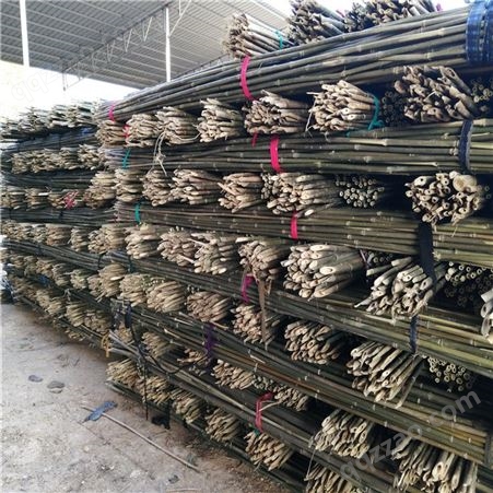 厂家大量批发各种规格的竹竿 菜架竹竿 绿化竹杆