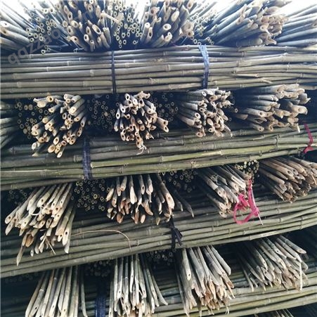 厂家大量批发各种规格的竹竿 菜架竹竿 绿化竹杆