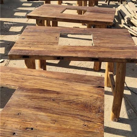 榆木餐桌 仿古榆木餐桌 做旧榆木餐桌 常年供应