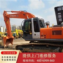 云南挖掘机维修电话 挖掘机拆装维修费用 现代挖机行走单边无力