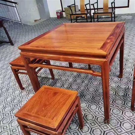 回收老红木家具，闵行二手红木桌收购-免费上门