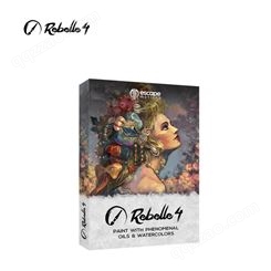 正版软件  Rebelle 4 仿真水墨水彩画制作绘画软件