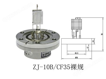 真空规管 ZJ-10B/CF35电离真空规管