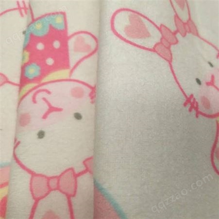 卡通动物图案印花 绒布全棉面料 睡衣抱枕面料 科捷纺织