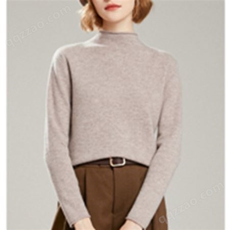 品牌中年女款羊绒衫  品牌折扣特卖汇 临沂服装批发市场哪个 丹缇施
