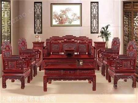 上海二手红木家具回收 红木家具回收公司