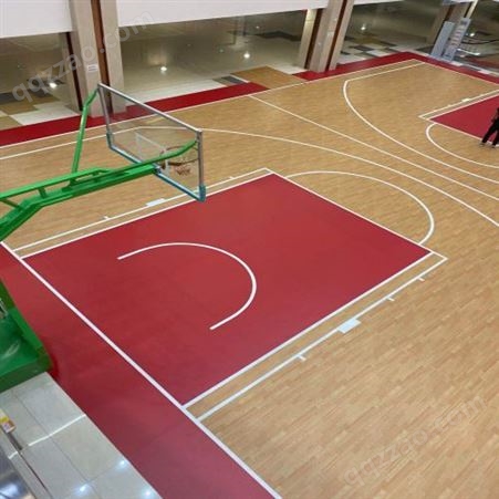 沈阳篮球场运动地板 拼装运动地板 运动地板