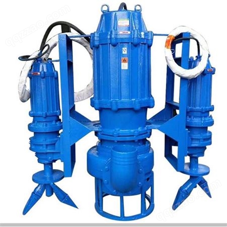 潜水渣浆泵双搅头 潜水吸沙泵 耐磨合金材质 渣浆泵
