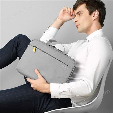 （Samsonite）斜跨单肩电脑包MacBook苹果笔记本商务公文包