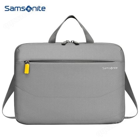 （Samsonite）斜跨单肩电脑包MacBook苹果笔记本商务公文包