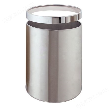 思镒不锈钢垃圾桶 活动钢圈垃圾桶 办公室废纸桶 小型垃圾回收桶