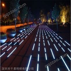 LED发光地砖 嵌入式户外防水人行道舞台感应条形灯QY-TPD-Q1865