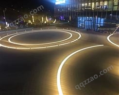 户外条形埋地灯带 耐低温 LED 单色七彩 广场园林商业街