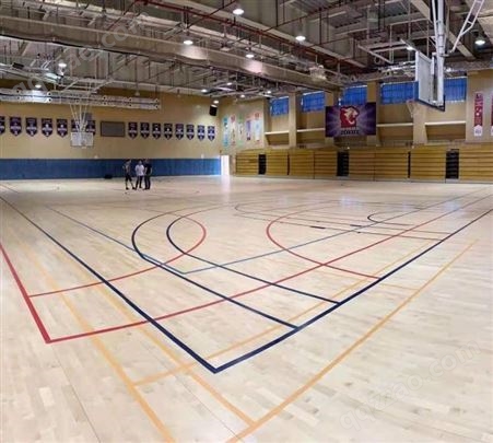 B级体育运动木地板防滑网球篮球馆专用地板佰速