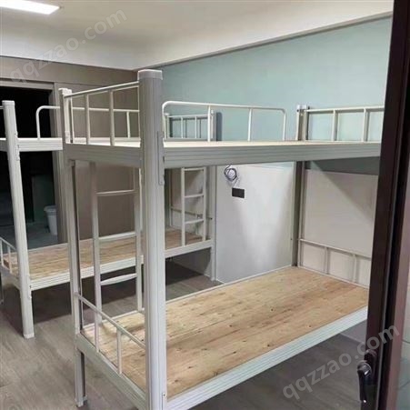 上下铺铁床双层铁架床双人员工宿舍上下床工人公寓架子高低铁艺床