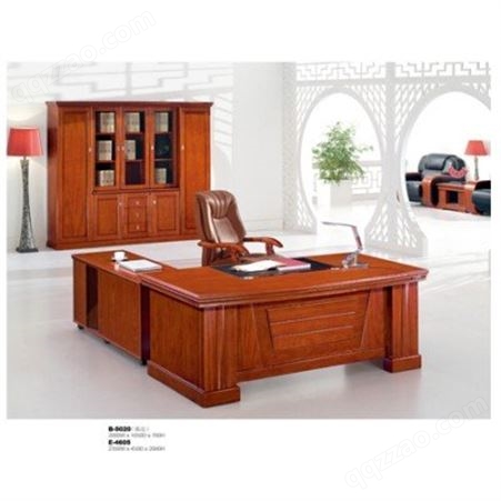 1.8米实木老板办公桌大班台2.4总裁经理电脑桌椅组合油漆办公家具
